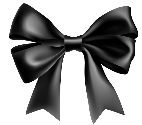 black bow