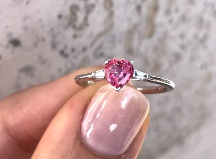 Pink Diamond Engagement Ring